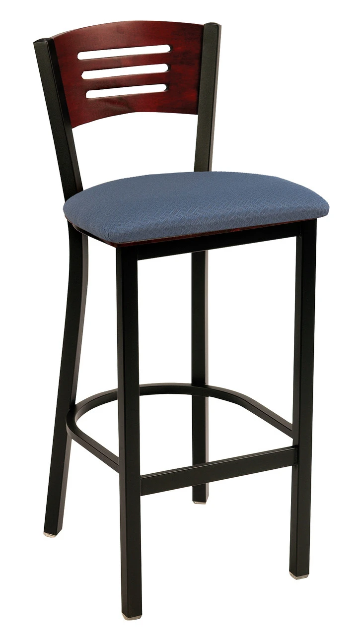 Wood Back Cafe Stool 4 Wood Back Cafe Stool - Image 2