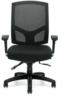 ﻿Mesh Back Multi-Function Chair W/ Height And Width Adjustable Arms