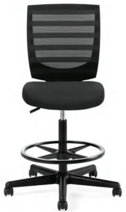 Mesh Mid Back Armless Stool