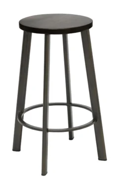 Metro Metal Stool With Wood Or Steel Seat Counter Height -Office Chair Shop 1321 metro counter espresso 03349.1526563321