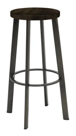 Metro Metal Stool With Wood Or Steel Seat Bar Height -Office Chair Shop 1322 metro stool ES 62222.1526564212