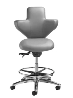 Surgeon Console Stool -Office Chair Shop 1864DS Front Grey Office Chair 73102.1467746350