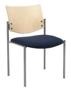 Evolve Upholstered Guest Stacker W/ Wood Back -Office Chair Shop 389 1310SL SP22 2310 77297.1511187873