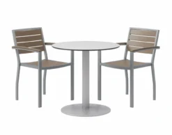 Eveleen Aluminum Frame Guest -Office Chair Shop 5601 TP30RD set 04630.1581615672