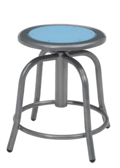6800 Series 18-24" Height Adjustable Swivel Stool With Steel Seat