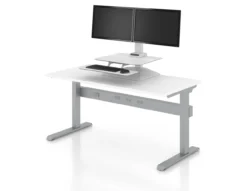 AMQ Activ DT Riser Height Adjustable Desktop -Office Chair Shop AMQ DT Riser Dual Keyboard 1 27456.1564072798