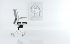 AMQ Zilo Grey Mesh White Frame Ergonomic Task Chair -Office Chair Shop AMQ ZILO Minimalist 1 19773.1688759523