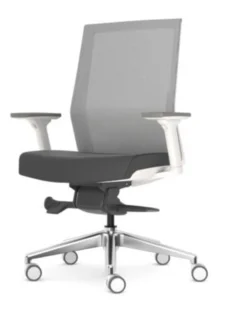 Zilo Grey Mesh White Frame Ergonomic Task Chair -Office Chair Shop AMQ ZILO Z 001 CC.5S25 2R 56283.1645540639
