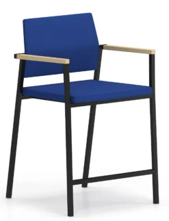 Avon Fully Upholstered Guest Hip Chair -Office Chair Shop Avon AV1491G6 v1 COEL NAT BLK HipChair HI 89015.1579619646