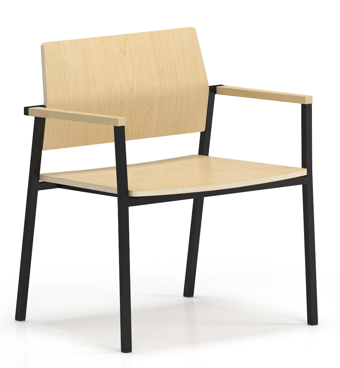 Avon Oversized Guest/Reception Chair With Laminate Back And Seat - Image 2