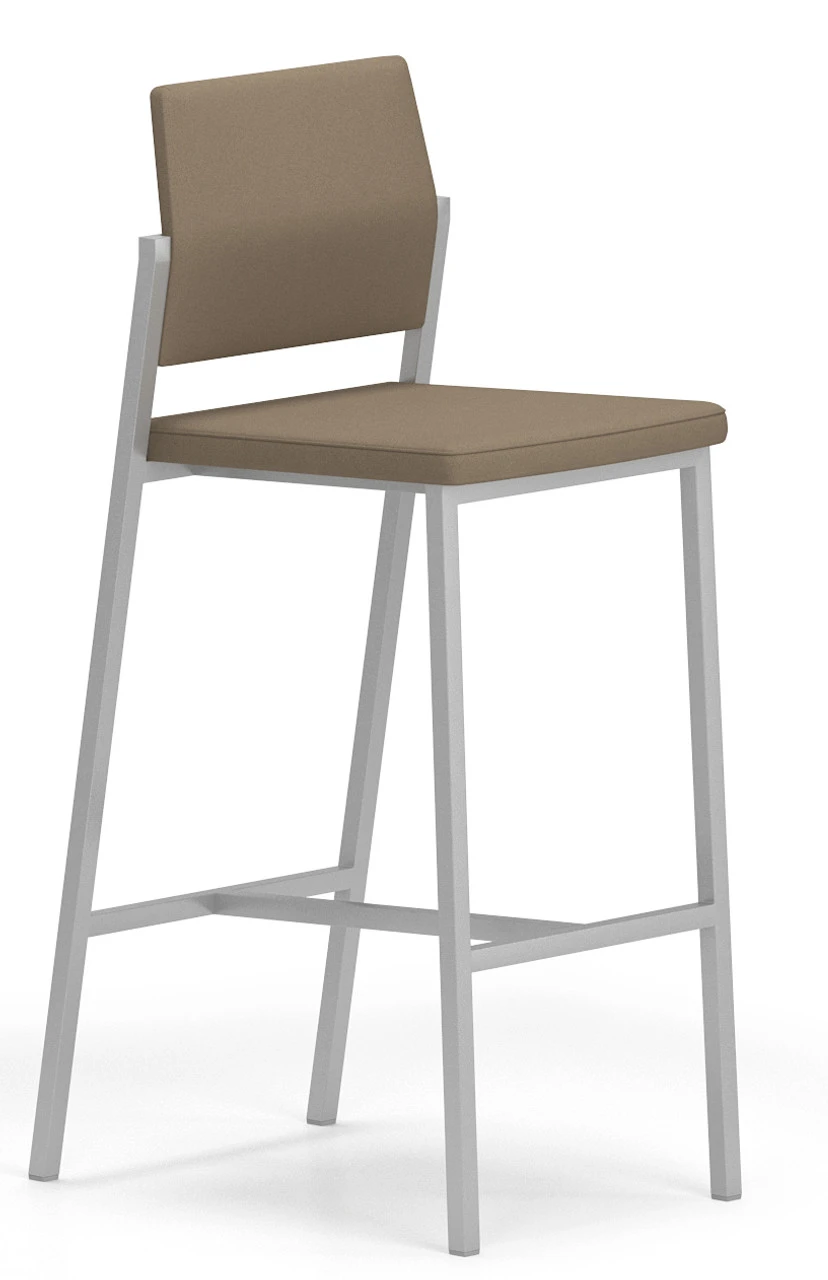 Avon Fully Upholstered Guest/Reception Stool 4 Avon Fully Upholstered Guest/Reception Stool - Image 2