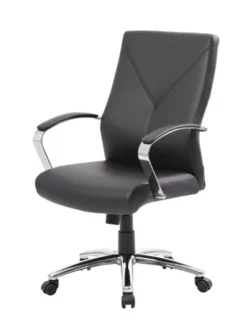 Eco Leather Executive Conference Chair -Office Chair Shop B10101 BK L45 66120.1455747146