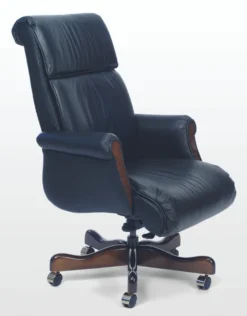 Belmont Traditional Swivel Wood Accents