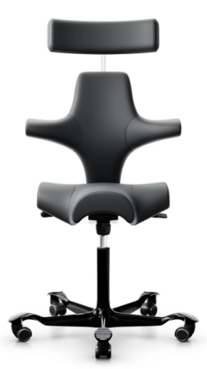 HAG Capisco 8107 Black Highlands Leather / Open Box 3 HAG Capisco 8107 Black Highlands Leather / Open Box