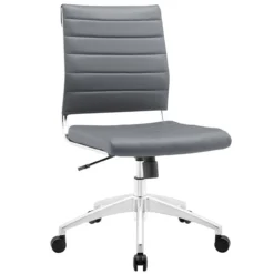 Hally Faux Leather Armless Task Chair 15 Hally Faux Leather Armless Task Chair -Office Chair Shop EEI 1525 GRY 1 42767.1532101225