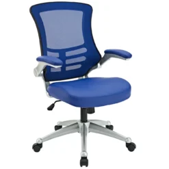 Flip Arm Ergonomic Task Chair -Office Chair Shop EEI 210 BLU 78274.1446564448