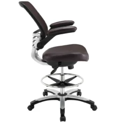 Flip Arm Ergonomic Medium Height Stool 9 Flip Arm Ergonomic Medium Height Stool -Office Chair Shop EEI 211 BRN 2 39072.1446569813