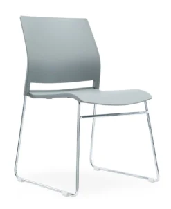 Prep Stacker, Carton Of 2 -Office Chair Shop Friant Prep Gray Front Right 47508.1687383210