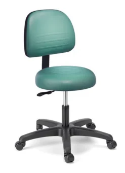 Cramer Fusion Round Med Tech Lab Stool W/ Back -Office Chair Shop FusionRRoundStool Back Desk1 Ferns.max 600x600 81819.1620914462