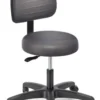 Cramer Fusion Round Med Tech Lab Stool W/ Back -Office Chair Shop FusionRRoundStool Back Desk1 Graphites.max 600x600 83403.1620914392