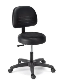 Cramer Fusion Round Med Tech Lab Stool W/ Back -Office Chair Shop FusionRRoundStool Back Desk1s.max 600x600 04514.1620914410