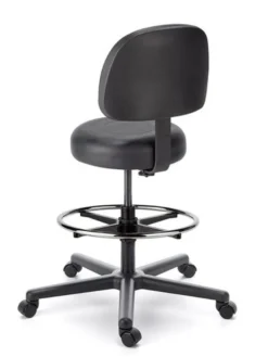 Cramer Fusion Round Med Tech Lab Stool W/ Back -Office Chair Shop FusionRRoundStool Back Mid2s.max 600x600 65745.1620914470