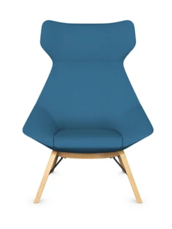 Jax High Back Lounge Chair With Wood Legs -Office Chair Shop Jax 9226 Maple 0 degrees Media Gallery 600x1024 94739.1665078088