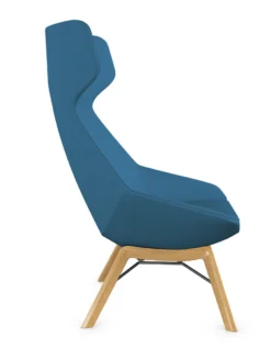 Jax High Back Lounge Chair With Wood Legs -Office Chair Shop Jax 9226 Maple 90 degrees Media Gallery 600x1024 43424.1665078096