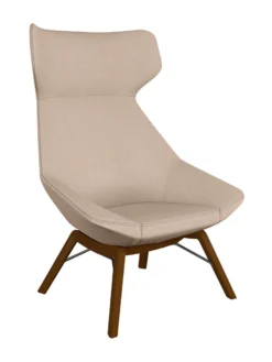 Jax High Back Lounge Chair With Wood Legs -Office Chair Shop Jax 9226 Walnut 35 degrees Media Gallery 600x1024 09078.1665078084