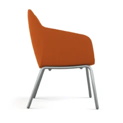 Lily 4 Legged Guest 11 Lily 4 Legged Guest -Office Chair Shop Lilly side four leg profile 33562.1665085938