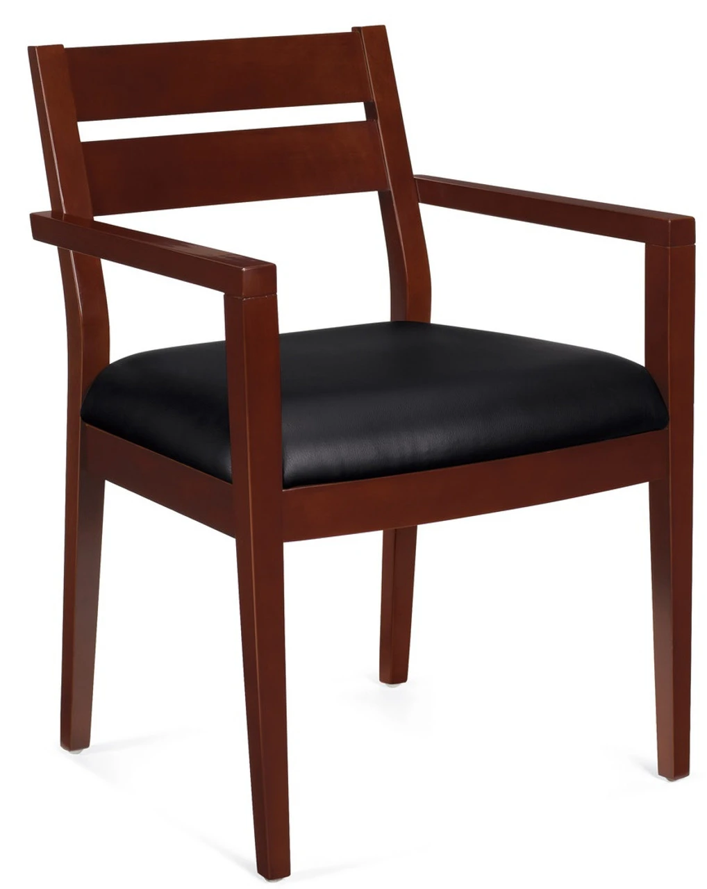Luxhide Wood Guest Chair 3 Luxhide Wood Guest Chair
