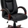Luxhide Wood Trim Executive Chair -Office Chair Shop Luxhide Wood Trim Executive Chair 36296.1435687516