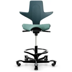 HAG Capisco Puls Saddle Chair Upholstered Seat/ 5 Day Express Ship -Office Chair Shop OCUSA 8020 EXP PETROLEUM FOOTRING FRONT 25233.1697221939