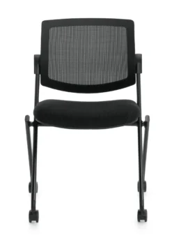 Mesh Back Flip Seat Nesting Chair 18 Mesh Back Flip Seat Nesting Chair -Office Chair Shop OTG11341B MS20 BLK Front 97124.1504813907