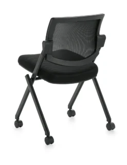 Mesh Back Flip Seat Nesting Chair 19 Mesh Back Flip Seat Nesting Chair -Office Chair Shop OTG11341B MS20 BLK RegBack 61237.1504813908