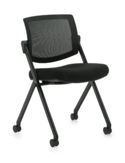 Mesh Back Flip Seat Nesting Chair 17 Mesh Back Flip Seat Nesting Chair -Office Chair Shop OTG11341B MS20 BLK Reg 89986.1504813907