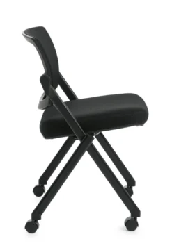 Mesh Back Flip Seat Nesting Chair 16 Mesh Back Flip Seat Nesting Chair -Office Chair Shop OTG11341B MS20 BLK Side 76721.1504813907