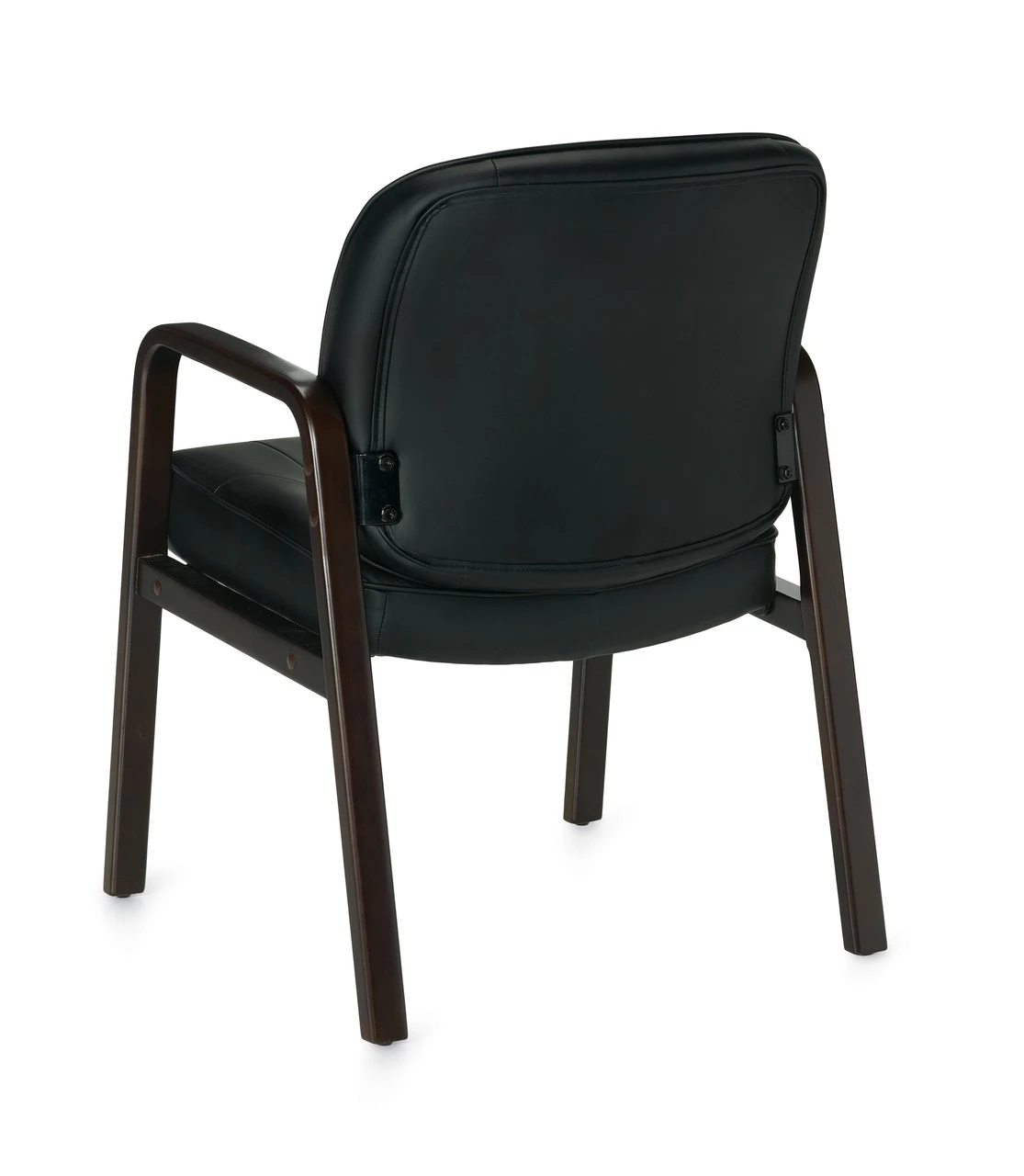 Luxhide Guest Chair With Wood Accents 6 Luxhide Guest Chair With Wood Accents - Image 4