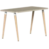 Reya Laminate Desk W/ Bamboo Legs -Office Chair Shop ReyaBamboo Tapered White Angled24x48x1125 Sandalwood 15R 1024x10242x 32667.1605810522