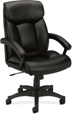 Eco-Leather Executive High-Back W/ Integrated Headrest