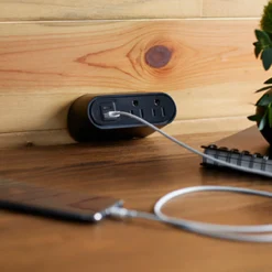 Legrand Desktop Power Center Slim -Office Chair Shop WA WM Desk WSPC220CBK WithCord 37607.1572445587