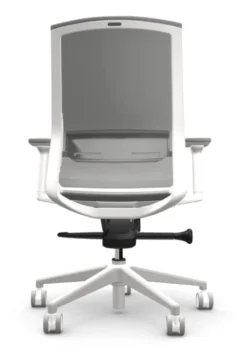 AMQ Zilo Grey Mesh White Frame Ergonomic Task Chair -Office Chair Shop ZiloWhtBuzzAlpine3 55326.1688759522