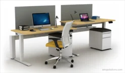 AMQ Activ-PRO-3 Sit-Stand Table Desk 3 Stage Legs 22" Feet -Office Chair Shop activ1 12 89822.1637258612