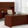 Arrowood Laminate Double Full Pedestal Desk With Optional Credenza And Organizer -Office Chair Shop arrowoodfullpedHutch 16193.1696342470