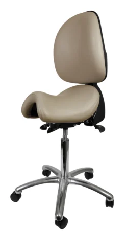 Bambach Classic Ergonomic Saddle Stool With Backrest -Office Chair Shop bambackCOCOwback 17221.1684937950