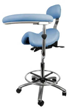 Bambach Classic Ergonomic Saddle Stool With Backrest -Office Chair Shop bambackClassicwErgoback 90070.1684937905