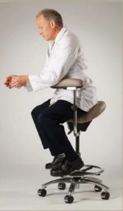 Bambach Classic Plus Ergonomic Saddle Stool -Office Chair Shop bellybar2 74104.1684941079