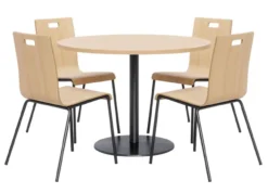 Breakroom Bundle With Jive Stack Chairs And Proof Table