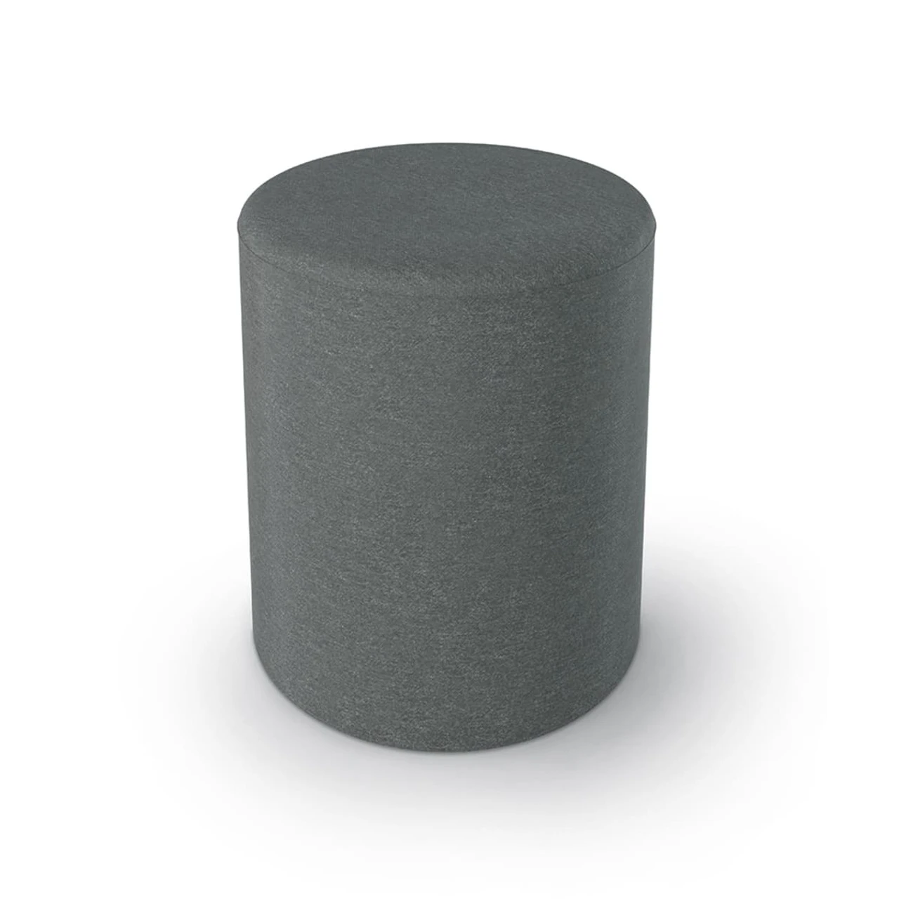 Economy Grey Poof Stool 3 Economy Grey Poof Stool