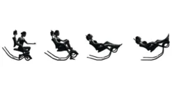 Varier Gravity Balans Recliner & Kneeling Chair -Office Chair Shop gravity positions 2 12768.1527709301